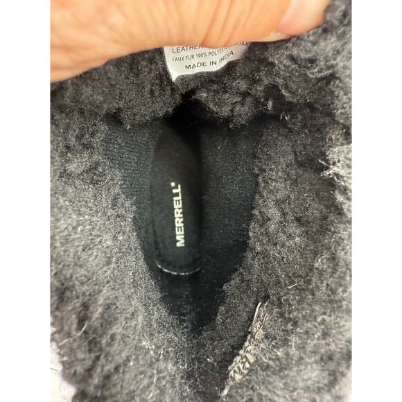 Merrell Snow Crush 2.0 Jr Kids Size 13 Waterproof Insulated Boots Gray Black - Picture 6 of 8